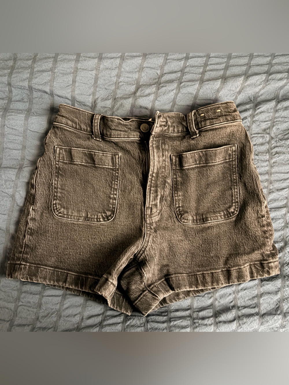 Madewell Women’s Washed Black Sailor Shorts